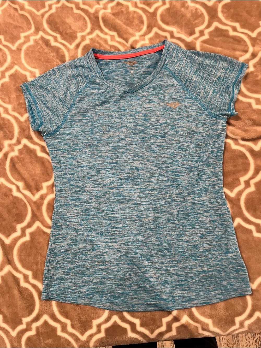Pony Heathered Blue Short-Sleeve Athletic Tee